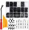 415PCs caixa fivela 18 tipos de fixadores capa de carro teto porta painel pára-choques rebite localizador tipo push-type