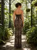 En Stock Vestido Corsé Negro de Encaje sin Tirantes 2026 Nuevo Ajustado al Cuerpo que Resalta las Caderas Vestido Largo de Noche en Stock.