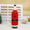 Capas de Garrafa de Vinho de Natal Transfronteiriças, Chapéus de Tricô, Cachecóis, Barbas de Pelúcia, Decorações para Garrafa de Vinho, Estilos Papai Noel, Boneco de Neve, Rena