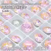 Joyería para Uñas Millennial de 8 mm con Forma Octagonal Corte Rosa Diamante Explosivo de Alta Calidad con Base Puntiaguda Diamante para Uñas con Forma Especial Accesorios para Uñas Desgastables