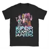 Camisetas de caza para hombres y mujeres kpop cazador de demonios algodón Algodón Europeo y Americano
