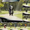 Nuevo colgante de calavera transfronterizo para coche, decoración creativa para Halloween, colgante plano de acrílico.