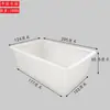 Caixa Quadrada de Tendão de Boi Plástico de Grau Alimentício Resistente a Ácido e Alcalino Tanque de Água Caixa Dobrável de Oxford Espessada Balde Retangular Pode Ser Carrinho