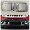 16 Decoración Exterior de Manija de Puerta para Hombre Gratuita Modificación Adecuada para Jeep Renegade Manija de Puerta Muñeca Lateral de Puerta Decoración de Espejo de Coche