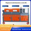Em estoque máquina de endireitamento e corte de barras de aço máquina de corte de régua fixa disco de canteiro de obras CNC máquina de endireitamento hidráulico