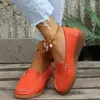 Nuevos Zapatos de Cuña Casuales Cómodos de Suela Gruesa para Mujer de Gran Tamaño con Estilo Étnico, Comercio Exterior Verano 2026