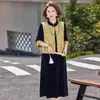 Nuevo Conjunto de Vestido Chaleco de Alto Gama Estilo Chino para Madres, Nueva Moda Primavera 2026 Elegante Conjunto con Estilo para Dama