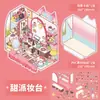 Señor. Pegatinas Planas de Paisajismo de Papel Serie Libro de Cuentos de Hadas del Príncipe Paquete de Pegatinas Planas de Paisajismo 3D para Bricolaje