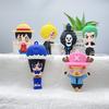 Llavero de Dibujos Animados One Piece Muñeco Colgante Pequeño pvc One Piece Luffy Muñeco Llavero Llavero para Coche