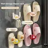 Estante de Pared para Guardar Pantuflas y Zapatos Etiquetables Transfronterizos Nuevo Colgador de Pared para Joyas, Aros para el Cabello, Pasadores, Diademas, Bandas de Goma