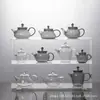 Bule de Vidro Céu Estrelado, Bule de Vidro Transparente, Bule Pequeno para Uma Pessoa, Bule Pequeno com Infusor, Mini Bule, Simples