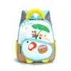 Mochilas Escolares Infantis, Mochilas de Casco Rígido com Contraste de Cores de Desenho Animado, Mochilas Infantis para Pré-Escola, Mochilas Escolares para Meninos e Meninas do Jardim de Infância
