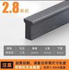 Manija Extendida para Puerta de Gabinete Superior al por Mayor Oro Negro Lujo Ligero Minimalista Gabinete Armario Manija Extra Larga Una Puerta hasta Arriba