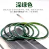 Pulseira Sino de Calcedônia Verde Gelo Pulseira Rosa Roxa Pulseira Muito Fina Ágata Jade Pulseira de Jade de Listra Fina para Meninas Joias
