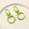 Chaveiro Colorido de Rosquinha Dopamina Fivela de Mola de Metal Material para Acessórios DIY Pingente de Bolsa Pingente de Boneca