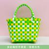 Bolsas de Cesta Tejidas a Mano, Cestas de Mano, Cestas Coloridas, Kits de Materiales DIY de Dibujos Animados para Niños, Venta al por Mayor de Recuerdos