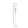 Cubiertos portugueses cuchillo de lijado, tenedor y cuchara juego de cuatro piezas cuchara de acero inoxidable cuchillo para bistec y tenedor cuchara de café fina esmerilada Tenedor