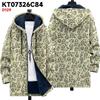 2024 Europeo y Americano Transfronterizo Nuevo Impresión 3D Personalizada Otoño e Invierno Moda Cálida Chaqueta de Pareja con Capucha Chaqueta de Algodón para Hombre