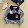 Pantalones Cargo Casuales para Niños Ningli Otoño Nuevo Estilo Moda Niños Cuadros Peto Pierna Recta Bebé Versátil Pantalones Largos