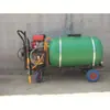 Máquina de niebla para jardín y huerto con arranque eléctrico, máquina pulverizadora de cuatro ruedas de empuje manual, máquina pulverizadora de pesticidas y agentes biológicos