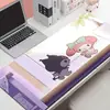 Kuromi Mouse Pad Grande de Desenho Animado Sanrio Melody Menina Fofa Tapete de Mesa Antiderrapante Borracha Vários Tamanhos