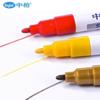 Bolígrafo de pintura Zhongbai, punta fina, Zhongbai SP103, bolígrafo para neumáticos con caracteres finos, removedor de pintura, bolígrafo para firmas, bolígrafo para grafiti de álbumes de bricolaje