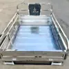 Acessórios de Modificação de Cabine para Triciclo Elétrico de Aço Inoxidável, Modelo Novo Triciclo de Motocicleta Veículo Agrícola Autodescarregável Caixa Traseira
