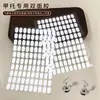 Sujetador de Uñas Cinta de Doble Cara Adhesivo Fuerte Herramienta de Uñas Postizas Pegamento Transparente Soporte de Práctica sin Rastro Pieza de Uña Fija Patrón Pegatina de Pegamento Gelatina
