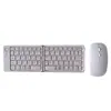 Teclado Bluetooth Touch com Teclas Redondas Adequado para iPad Tablet Celular Computador Escritório Portátil Recarregável Teclado com Teclas Redondas