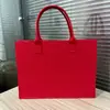 Bolsa de Feltro Portátil de Grande Capacidade, Cor Sólida com Mancha, para Trabalho e Deslocamento, Bolsa Tote, Armazenamento de Compras, Presente Publicitário, Bolsa de Feltro