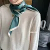 Bufanda Larga de Seda Estilo Nuevo Pañuelo para la Cabeza Cinta para el Cabello Protector de Cuello Bufanda Pequeña Profesional Bufanda Delgada Versátil Moda Cinturón de Cintura Bufanda de Seda