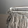 Venta al por mayor de fábrica martillo Vaso Fair de Vidrio de Borosilicato Alto engrosado con ondulaciones de agua juego de té grande Vaso Fair de nogal