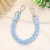 Nueva Cadena de Mano Estilo Coreano de Zhuzi, Correa Corta para Funda de Teléfono Móvil, Cadena de Muñeca Simple Versátil Tejida a Mano para Mujer