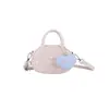 Bolsa de Mão Feminina Pérola Estilo Chanel Transfronteiriça Mini Versão Coreana Bonita e Estilosa Versátil Bolsa de Ombro Transversal Infantil Tendência