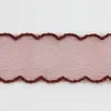 Fita de Renda de Seda Brilhante com Borda de 2,5cm, Fita Ondulada, Fita de Chiffon, Acessórios para Presente DIY, Fita Floral
