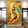 Pasillo puerta corrediza pasillo pasillo suerte pintura autoadhesiva árbol de la fortuna pegatinas decorativas impermeables autoadhesivas