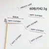 Topper Decorativo para Pastel Estilo Coreano Retro de Moda Banderín Pequeño Estilo Ins Topper para Mesa de Postres Feliz Cumpleaños
