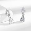 Joyería Chengda Pendientes Simples de Gota de Agua Estilo Coreano Elegantes de Nicho de Alta Gama Pendientes de Cobre Chapados en Oro Pendientes Transfronterizos Europeos y Americanos