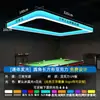 Luz Ambiente Acrílica para Salão de Sinuca, Lâmpada de Sinuca, Lâmpada Sem Sombra para Mesa de Sinuca, Luz Decorativa para Sala de Sinuca