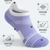 Calcetines de Fitness Profesionales, Calcetines Deportivos Cortos de Rizo para Mujer, Calcetines de Running Antibacterianos de Secado Rápido, Calcetines Deportivos Cortos Profesionales para Tenis y Ciclismo