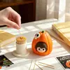 Porta-Palitos de Dente Boneco Abóbora de Halloween à Prova de Poeira, Caixa Criativa de Palitos de Dente Doméstica, Suporte de Armazenamento 2 em 1 para Fio Dental e Cotonetes