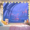 Escenario de Atardecer Estilo Ins Tela de Fondo Tapiz Colgante Decoración Casa de Alquiler Habitación de Renovación Cabecera de Dormitorio Tela Colgante de Fondo