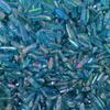 Tira de cristal natural galvanizado Pilar pequeño de cristal galvanizado Tira pequeña varios colores disponibles