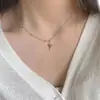 Collar de Perlas Estrella Negra para Mujer, Diseño de Nicho, Estilo Dulce y Fresco Y2K, Accesorio de Cadena para Clavícula Dopamina para Mujer