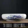 Maceta hidropónica de cobre extra grande para flores, cuenco con hoja de loto, flor de loto, maceta especial, hada del agua, cerámica, diámetro grande, bambú rico, cuenco redondo