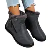 Tamanho Grande Quente Plus Veludo À Prova de Frio Veludo Cano Alto Sapatos de Algodão Comércio Exterior Transfronteiriço Impermeável Quente Botas de Neve Planas Moda Botas Femininas