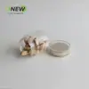Frasco Redondo Transparente de Plástico de 250ml Frasco para Comida de Mascotas Frasco para Cáscara de Mandarina Rebanada de Medicina China Frasco Nutritivo de Plástico Sellado