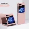 Capa para celular Galaxy ZFLIP6 Liquid Skin Sense para Samsung W24 Flip Capa protetora dobrável PC com injeção de óleo