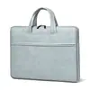 Bolsa para Laptop Antichoque de Couro PU para o Dia a Dia, Bolsa de Documentos Portátil à Prova d'Água de Grande Capacidade para Negócios com Logo Impresso