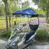 Toldo directo de fábrica para carrito de golf, cobertizo para coche a batería, sombrilla parasol, universal para las cuatro estaciones, protección solar y contra la lluvia para motocicleta